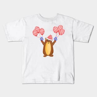 Cute christmas groundhog Kids T-Shirt